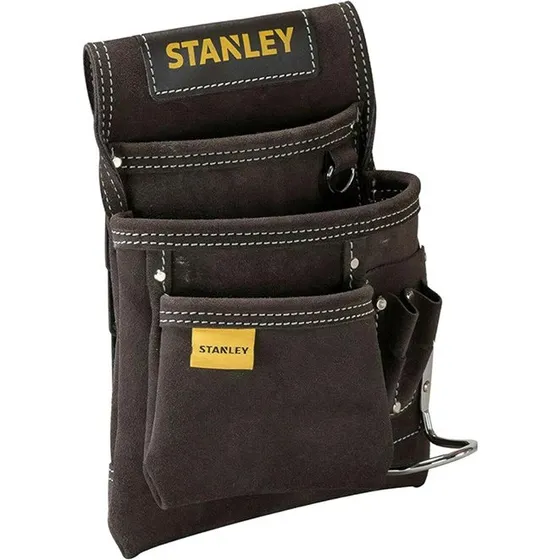 Stanley STST1-80114 Leather Nail & Hammer Pouch, Brun