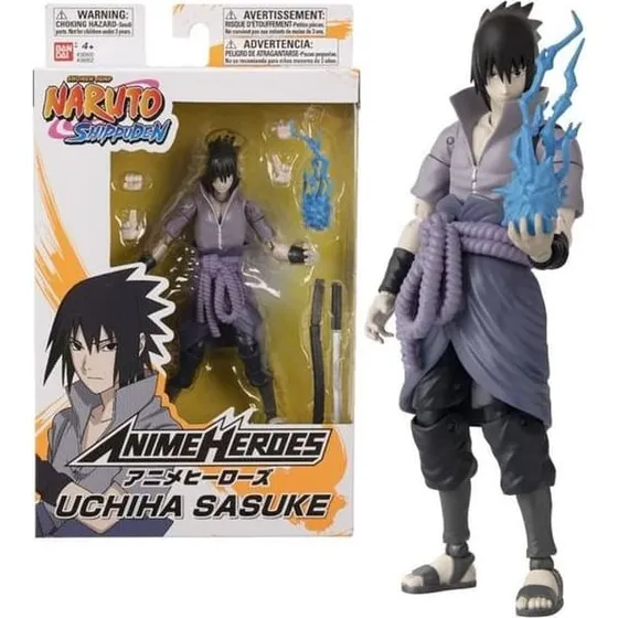 Bandai Anime Heroes Sasuke Uchiha 17 cm Actionfigur