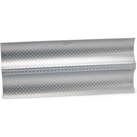 Patisse Silvertop 2-delt perforeret baguetteform 38 cm, sølv