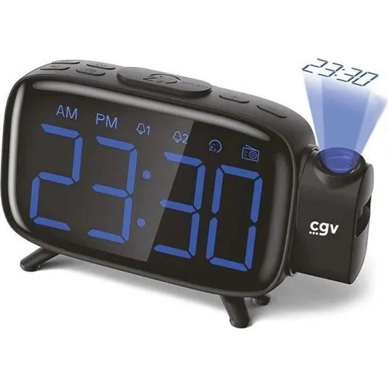 CGV CR-P10 Clockradio med projektor og dobbelt alarm