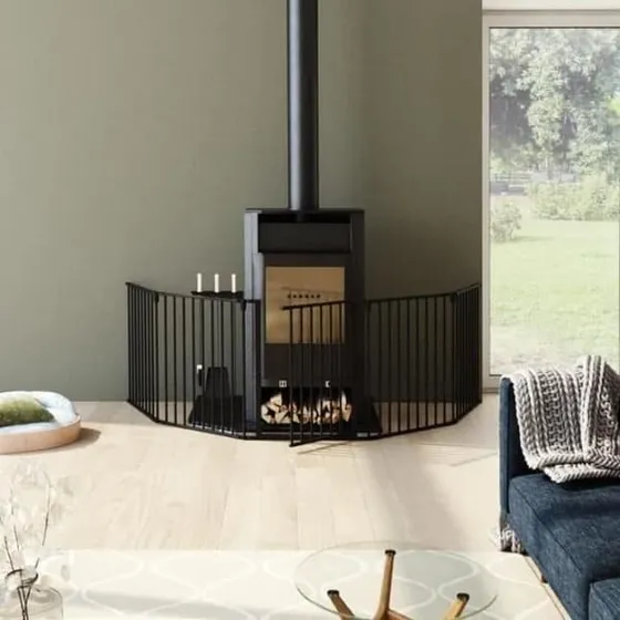 Nordlinger PRO 360 cm eldspærring, svart