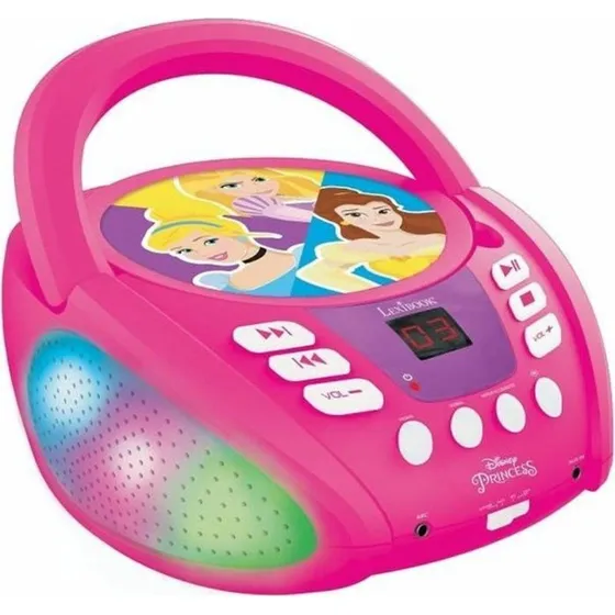 Lexibook Disney Princess RCD109DP - Pink Bluetooth 5.0 CD-afspiller