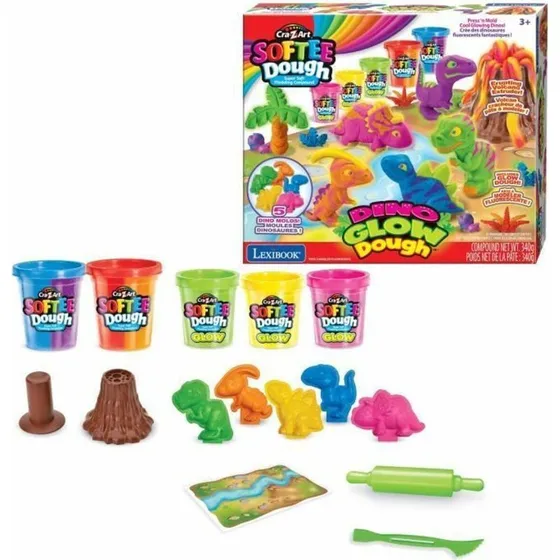 Cra-Z-Art Softee Dough Dino Glow Sæt