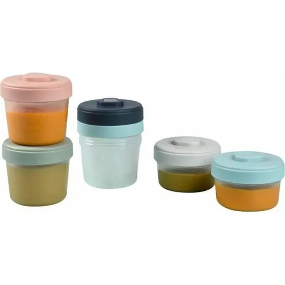 Béaba Babymadopbevaring 2x90 ml + 4x150 ml, Hvid