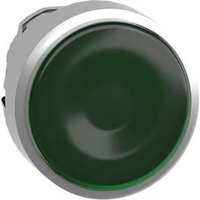 Schneider Harmony ZB4BW333 Grøn Lampetrykshoved for LED