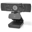 Nedis USB-webkamera 4K/Full HD 60fps, autofokus, mikrofon – Sort