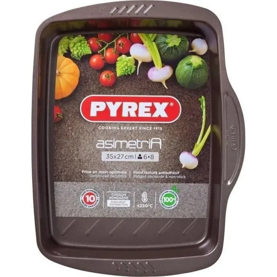 PYREX Ovnfad Rektangulær 35x27 cm Chokolade