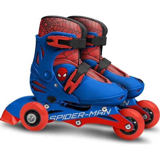 STAMP Spiderman Justerbare Inliners Skøjter 27-30, Blå