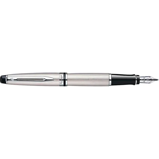 Waterman Expert Fyldepen | Rustfrit stål | Krom | Mellem Nib | Gaveæske
