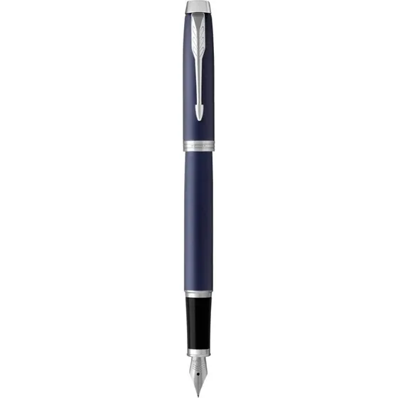 Parker IM Fyldepen, Mat Blå, Medium Spids, med Blækpatron