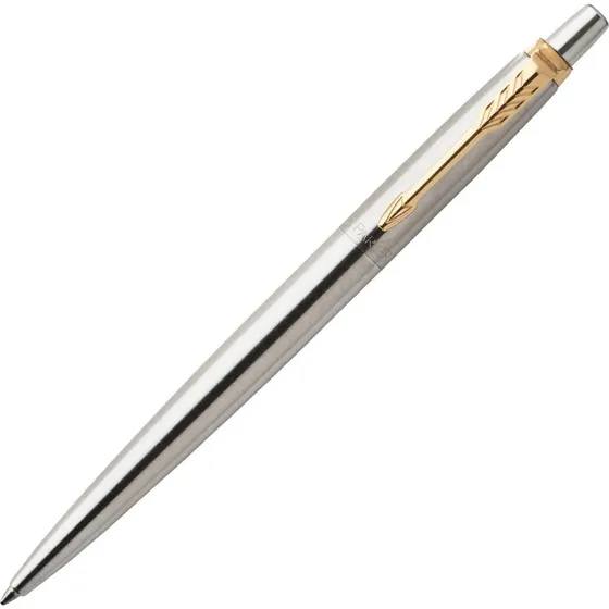Parker Jotter Kuglepen i Rustfrit Stål, Sølv, Blå