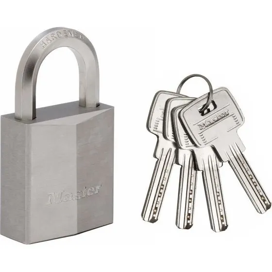 Master Lock Forniklet Hængelås 40 mm med Sekskantet Bøjle