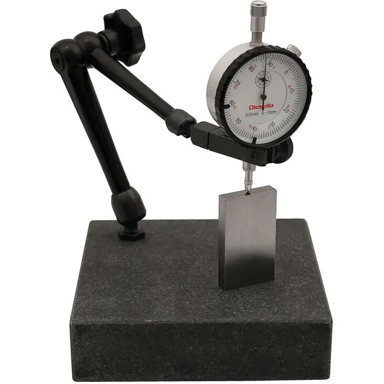 DIESELLA Granitbord 150×150×40 mm DIN876/0, 1×M8