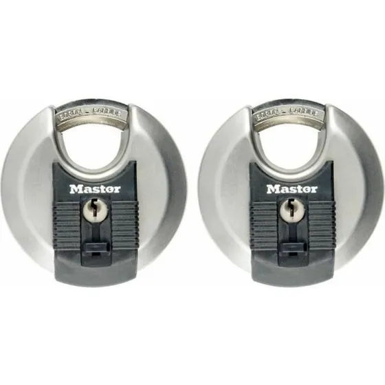 Master Lock M40EURT Hængelås Rustfrit Stål 2 stk