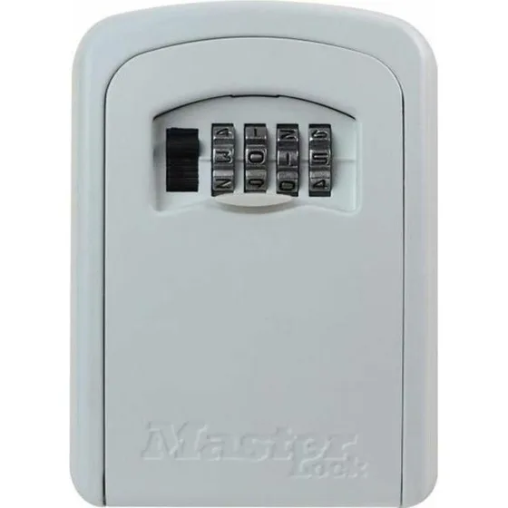 Master Lock 5401EURDCRM Nøgleboks med Kodelås, Hvid/Grå, Vægmontering