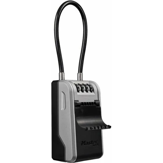 Master Lock Nøgleskab med kodelås, 19,6 x 7,6 x 5,6 cm, aluminium, sort