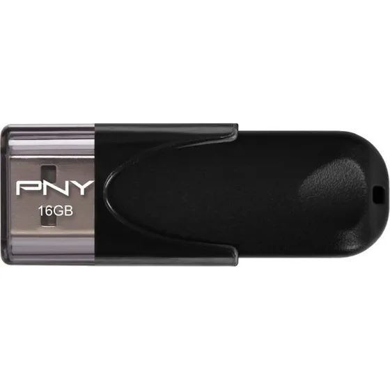 PNY Attaché 4 16GB USB 2.0 USB-stick, sort