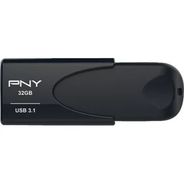 PNY Attaché 4 32GB USB 3.1 Sort