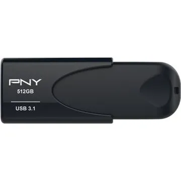 PNY Attaché 4 512 GB USB 3.1 Sort