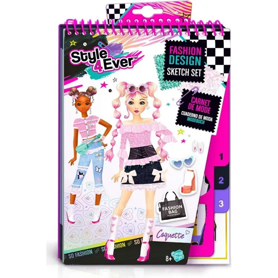 Style 4 Ever Fashion Designer Mini Skitsebog