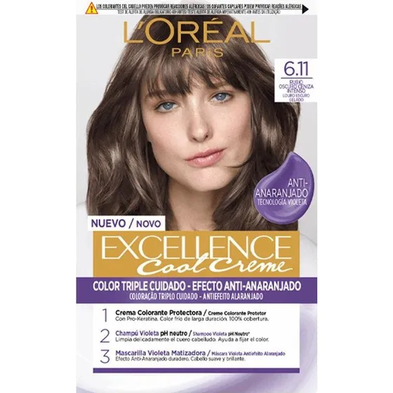 L'Oreal Paris Excellence Cool Creme 6.11 mørk askeblond