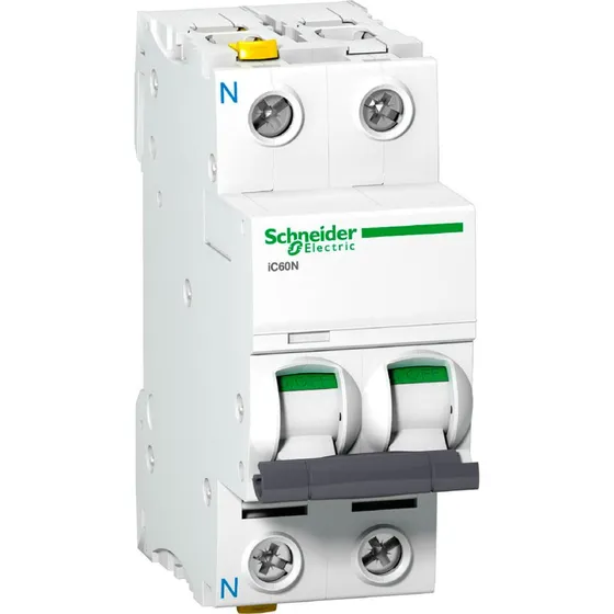 Schneider Electric Acti9 iC60N 1P+N 4A C-karakteristik 6/10kA 230V