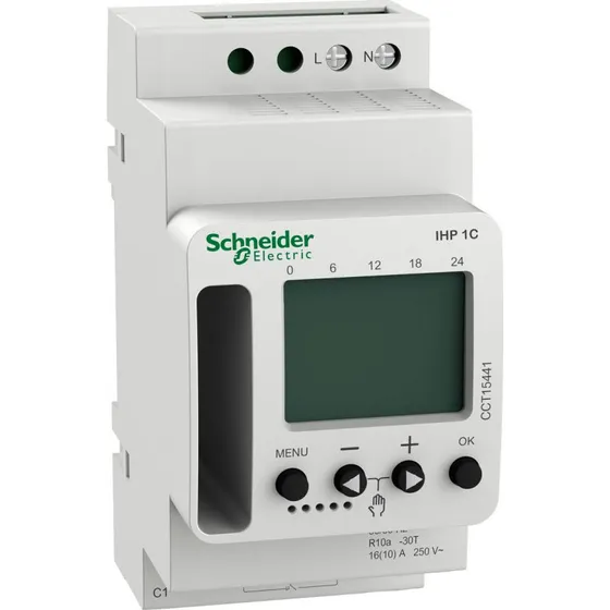 Schneider Electric Digital Kontaktur IHP 1 Kanal 24/7, 56 Hukommelser, 45 mm