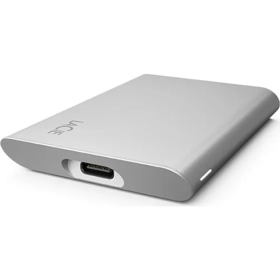 LaCie Portable SSD 1TB USB-C, Sølv