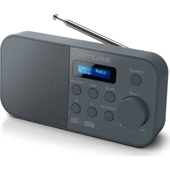 Muse M-109 DB Bærbar DAB+ Radio, Sort