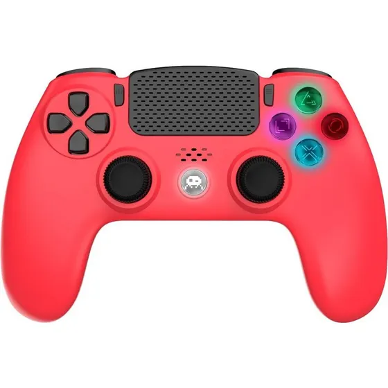 Freaks and Geeks Trådløs PS4-controller med 3,5mm jack – Rød