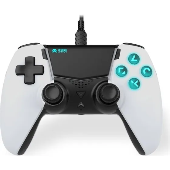 Freaks & Geeks Kabelforbundet Controller til PS5/Slim, Hvid, 3 m