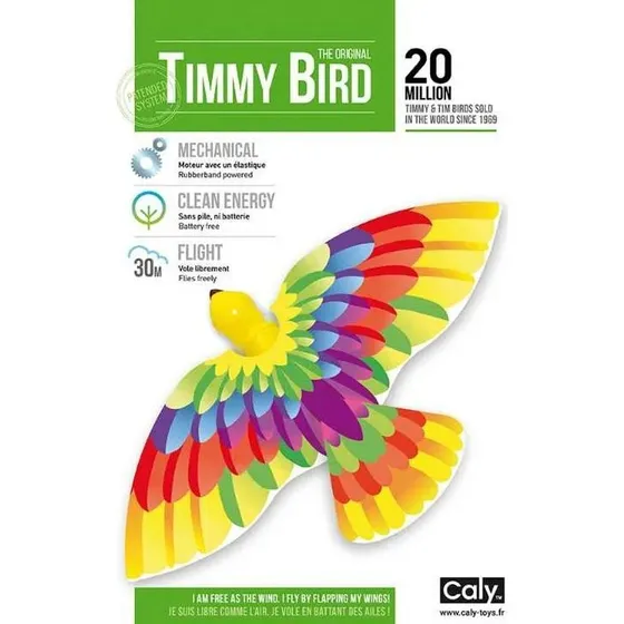 Caly Timmy Bird - Mekanisk Flyvende Fugl, 30m Rækkevidde