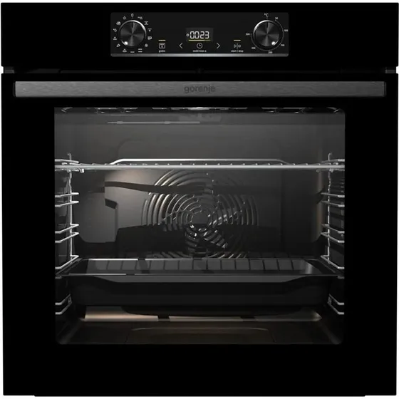 Gorenje BO6737E02BG Indbygningsovn 77 l, Sort