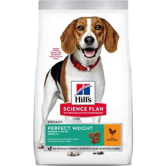HILL'S SCIENCE PLAN Perfect Weight Medium Kylling 2 kg