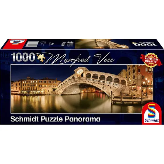 Schmidt Puzzles Rialto Bridge 1000 Brikker Panorama