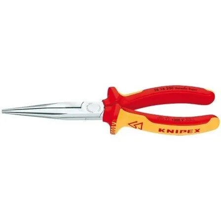 Knipex spidstang lige VDE 200 mm KN-2616-200-SB