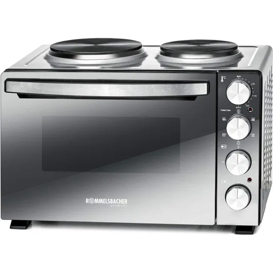 Rommelsbacher KM 3300 Elektrisk Miniovn 30L, Spejlglas