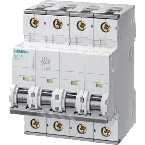 Siemens Automatsikring 3P+N C 32A 10kA 400V