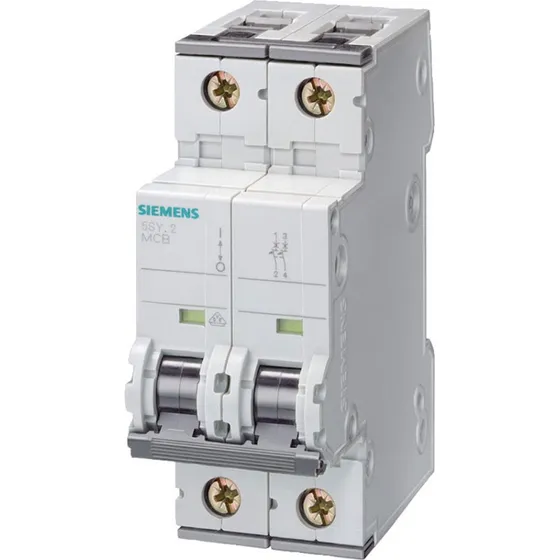 Siemens Automatsikring 6kA 2P C 10A 5SY6210-7