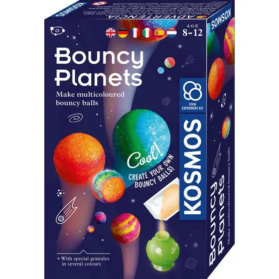 Kosmos Bouncy Planets - Farverige kugler til solsystemeksperiment