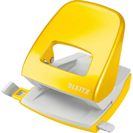 Leitz NeXXt WOW 5008 2-huls Hulapparat, Gul, 30 ark