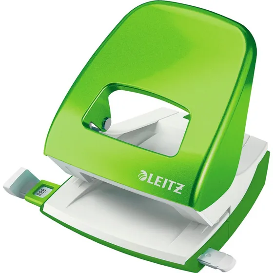 Leitz NeXXt WOW 5008 2-huls Hulapparat, Grøn, 30 ark