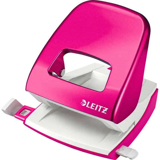 Leitz NeXXt WOW 5008 2-huls Hulapparat, Pink, 30 ark