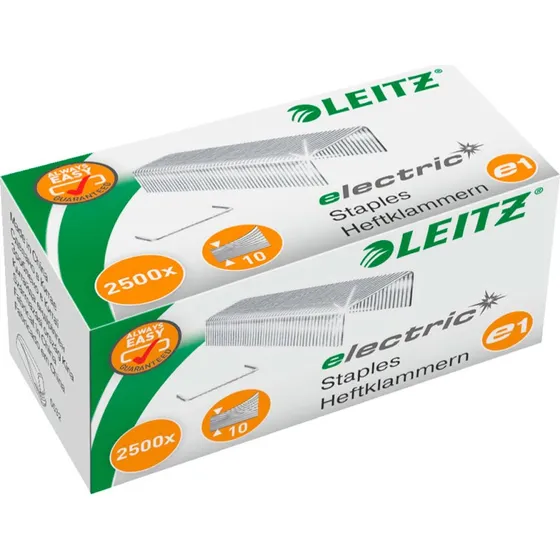 Leitz Hæfteklamme No10 E1, 2500 stk