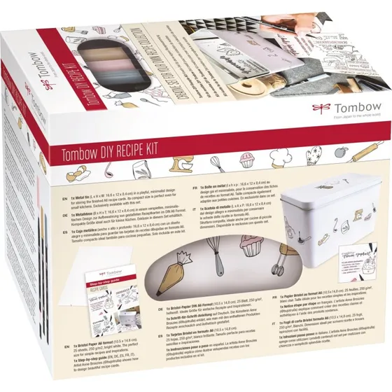Tombow DIY Recipe Kit – 8-deligt opskriftssæt til tegning & maleri