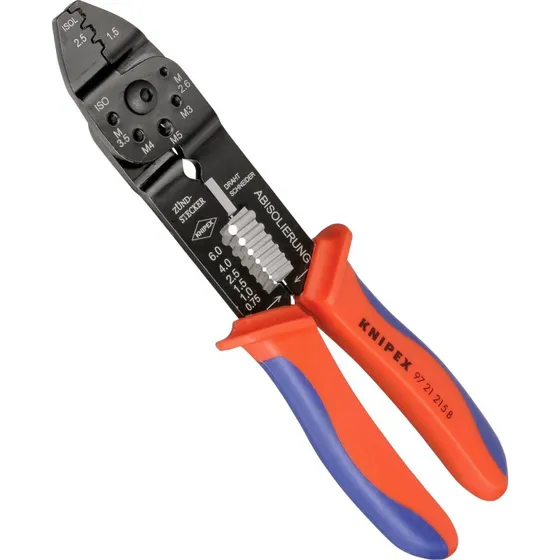 KNIPEX 97 21 215 B Crimptang 230 mm sort