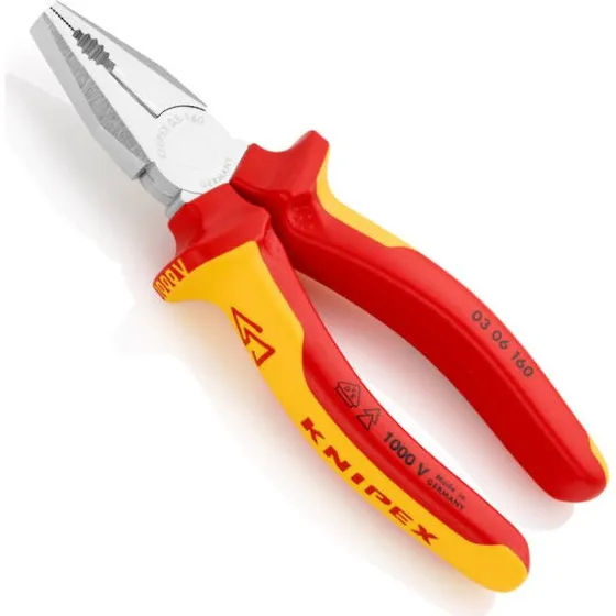 Knipex 03 06 160 Lineman's Tænger, 160 mm, VDE-godkendt