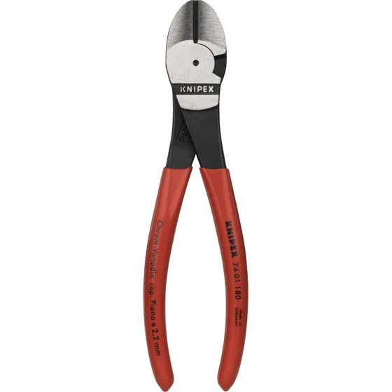 Knipex Kraft-skævbider 180 mm med kunststofgreb