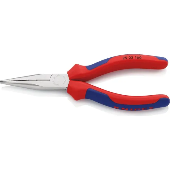 KNIPEX 25 05 160 Fladrundtang med Skær, 160 mm