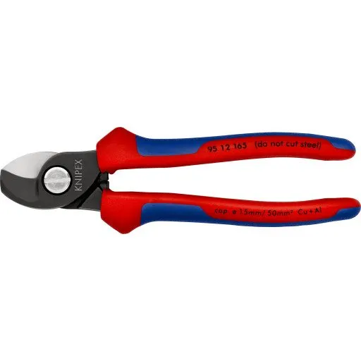 Knipex 9512-165mm Kabelsaks med flerkomponent-håndtag